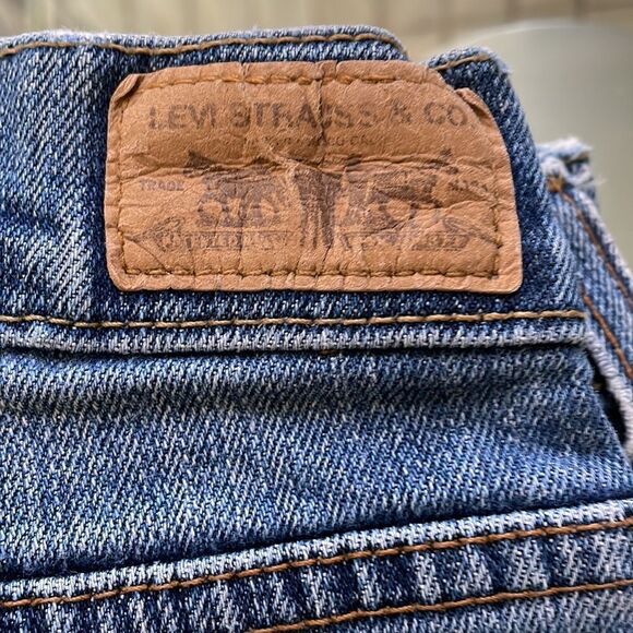 Levi’s 515 jeans 8 sc flip pockets boot cut medium blue wash stretchy - Picture 3 of 16